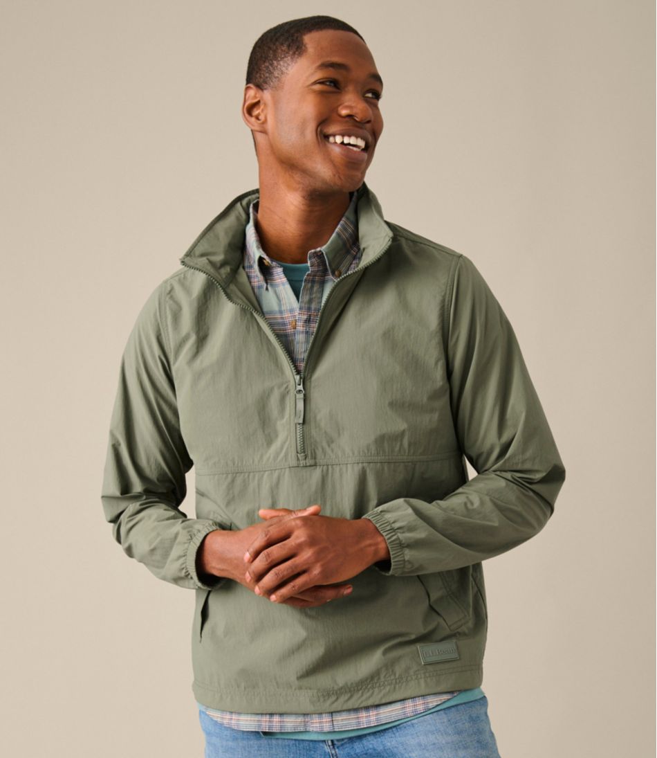 L.L.BeanMen's Light and Airy Anorak Windbreaker