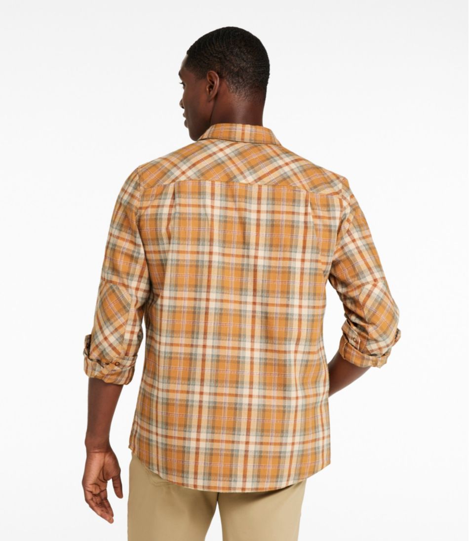 L.L.BeanMen's Katahdin Performance Flannel Shirt, Slightly Fitted