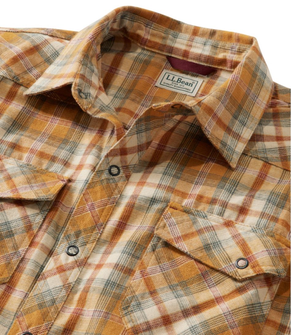 L.L.BeanMen's Katahdin Performance Flannel Shirt, Slightly Fitted