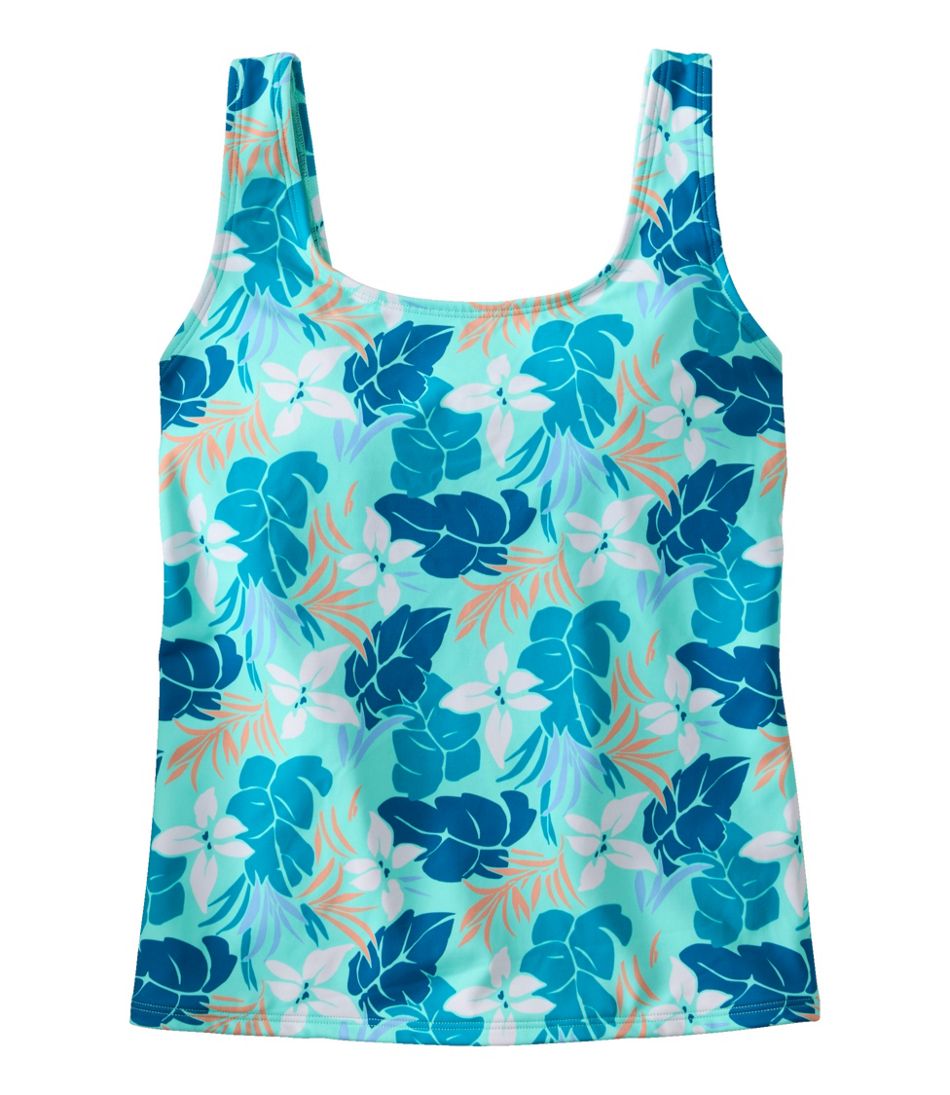L.L.BeanWomen's BeanSport Swimwear, Scoopneck Tankini Top, Print