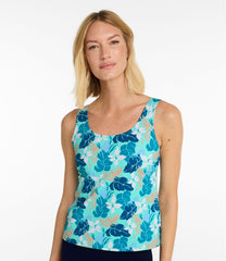 L.L.BeanWomen's BeanSport Swimwear, Scoopneck Tankini Top, Print