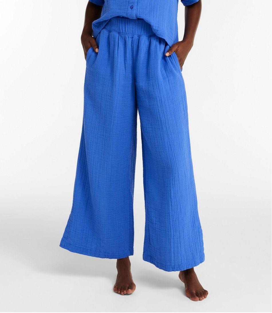 L.L.BeanWomen's Cloud Gauze Wide-Leg Pants