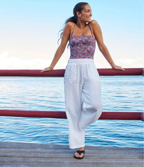 L.L.BeanWomen's Cloud Gauze Wide-Leg Pants