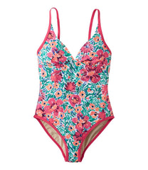 L.L.BeanWomen's Coastal Essentials Swimwear, V-Neck Tanksuit Print