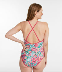L.L.BeanWomen's Coastal Essentials Swimwear, V-Neck Tanksuit Print