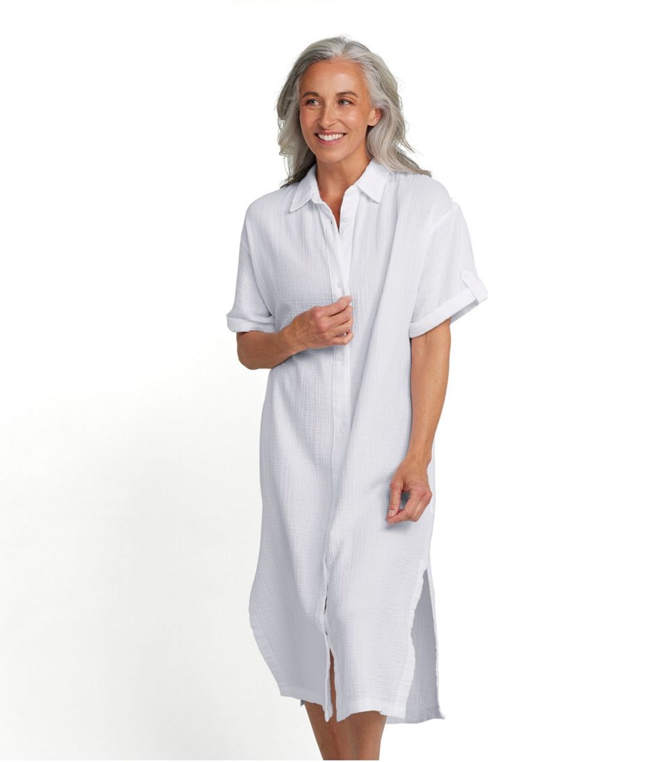 L.L.BeanWomen's Cloud Gauze Midi Dress
