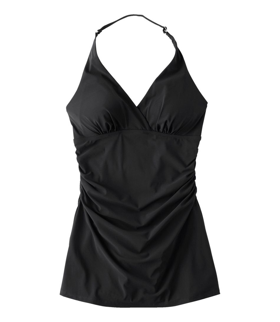 L.L.BeanWomen's Shaping Swimwear, Clasp Halter Dress