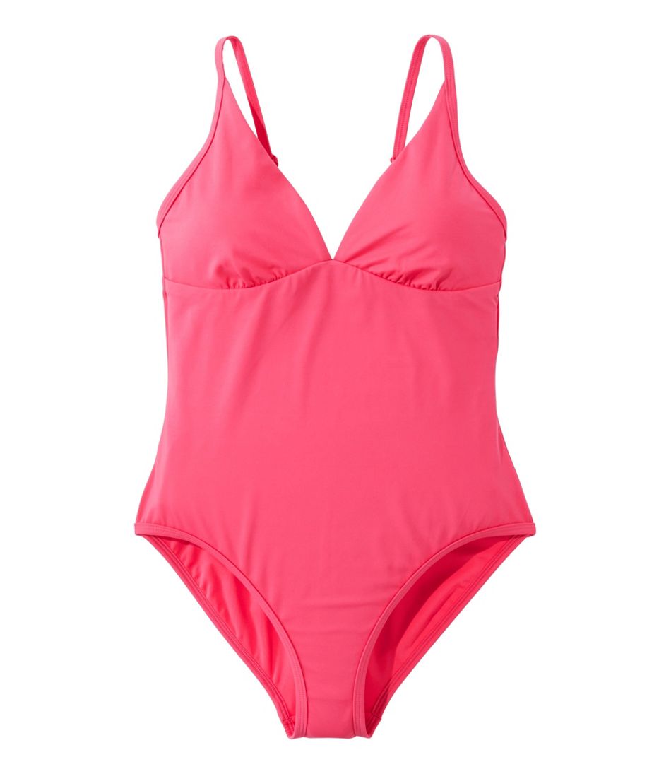 L.L.BeanWomen's Coastal Essentials Swimwear, V-Neck Tanksuit