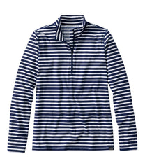L.L.BeanWomen's SunSmart® UPF 50+ Sun Shirt, Quarter-Zip Stripe