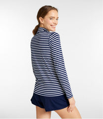 L.L.BeanWomen's SunSmart® UPF 50+ Sun Shirt, Quarter-Zip Stripe