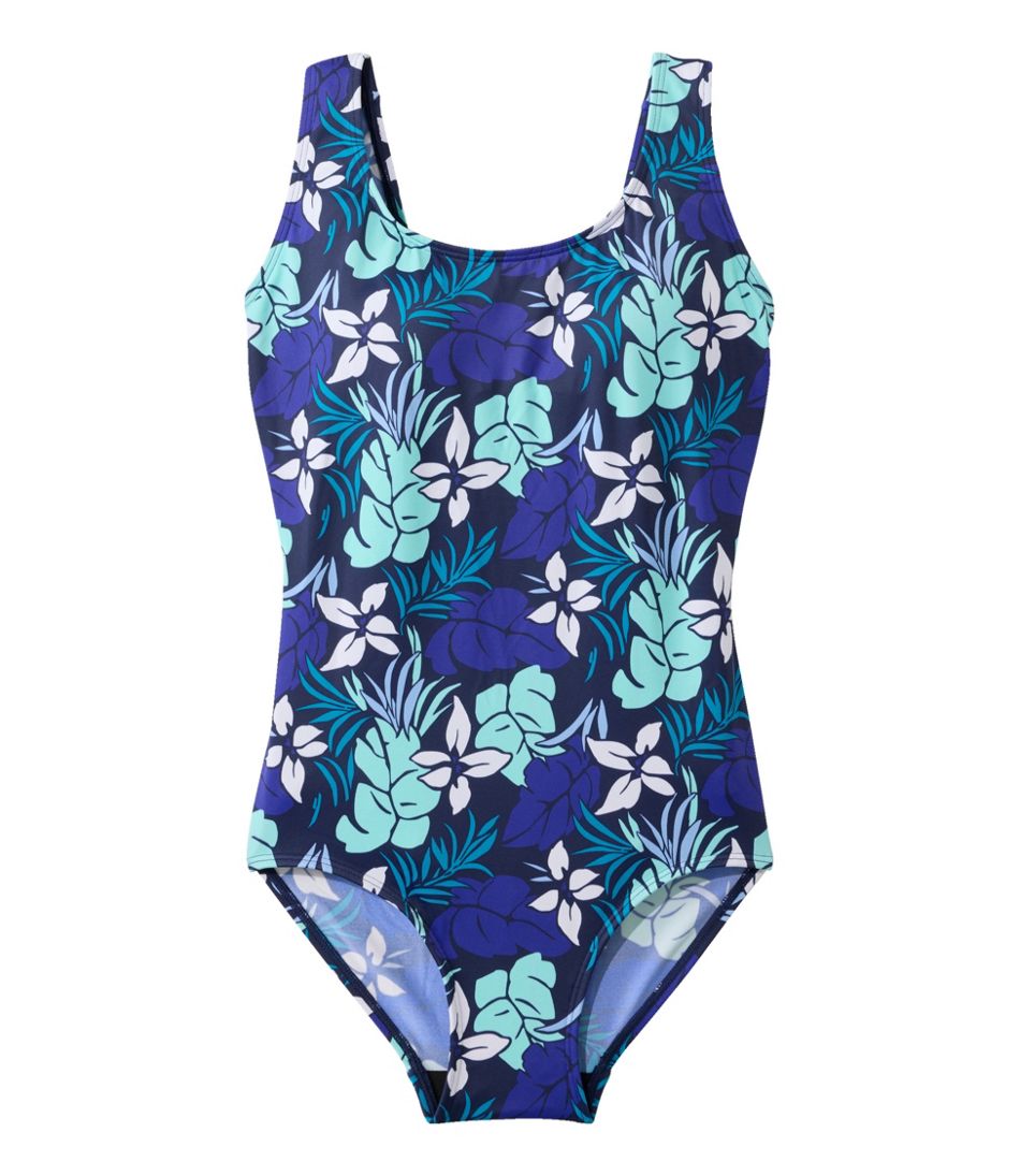 L.L.BeanWomen's BeanSport Swimwear, Scoopneck Tanksuit Print