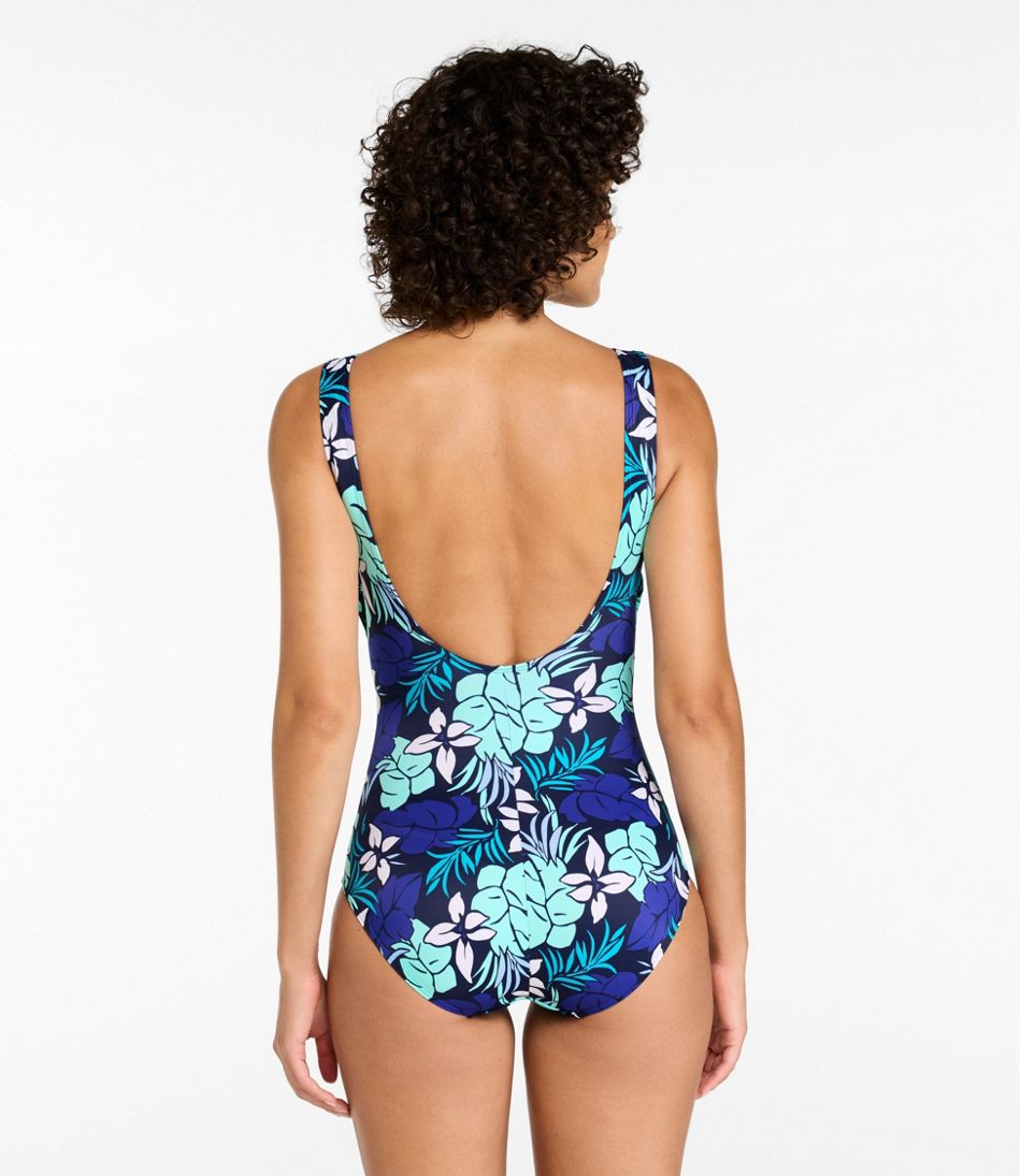 L.L.BeanWomen's BeanSport Swimwear, Scoopneck Tanksuit Print