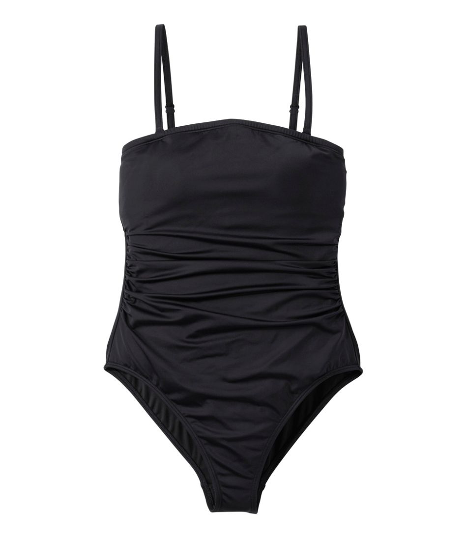 L.L.BeanWomen's Coastal Essentials Swimwear, Bandeau Tanksuit
