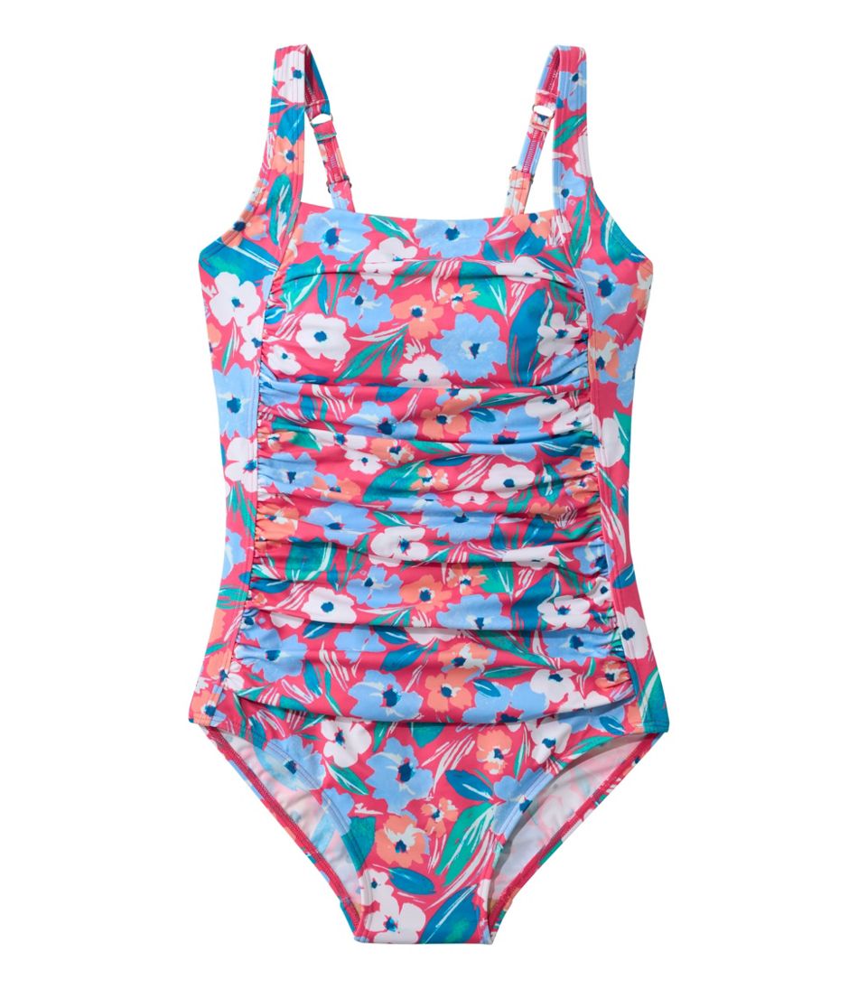 L.L.BeanWomen's BeanSport Swimwear, Squareneck Tanksuit Print