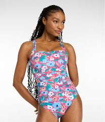 L.L.BeanWomen's BeanSport Swimwear, Squareneck Tanksuit Print