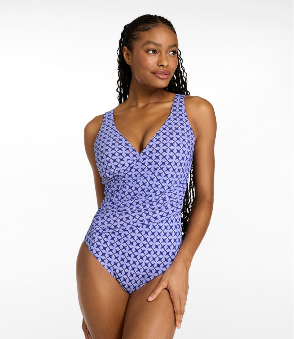 L.L.BeanWomen's Shaping Swimwear, Tanksuit Print