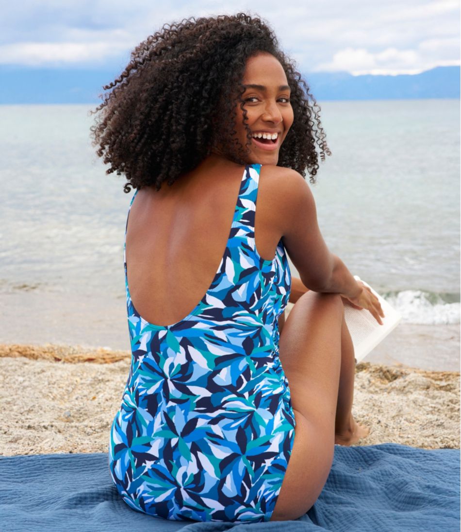 L.L.BeanWomen's Shaping Swimwear, Tanksuit Print