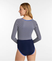 L.L.BeanWomen's Coastal Essentials Swimwear, Long-Sleeve Tanksuit Print