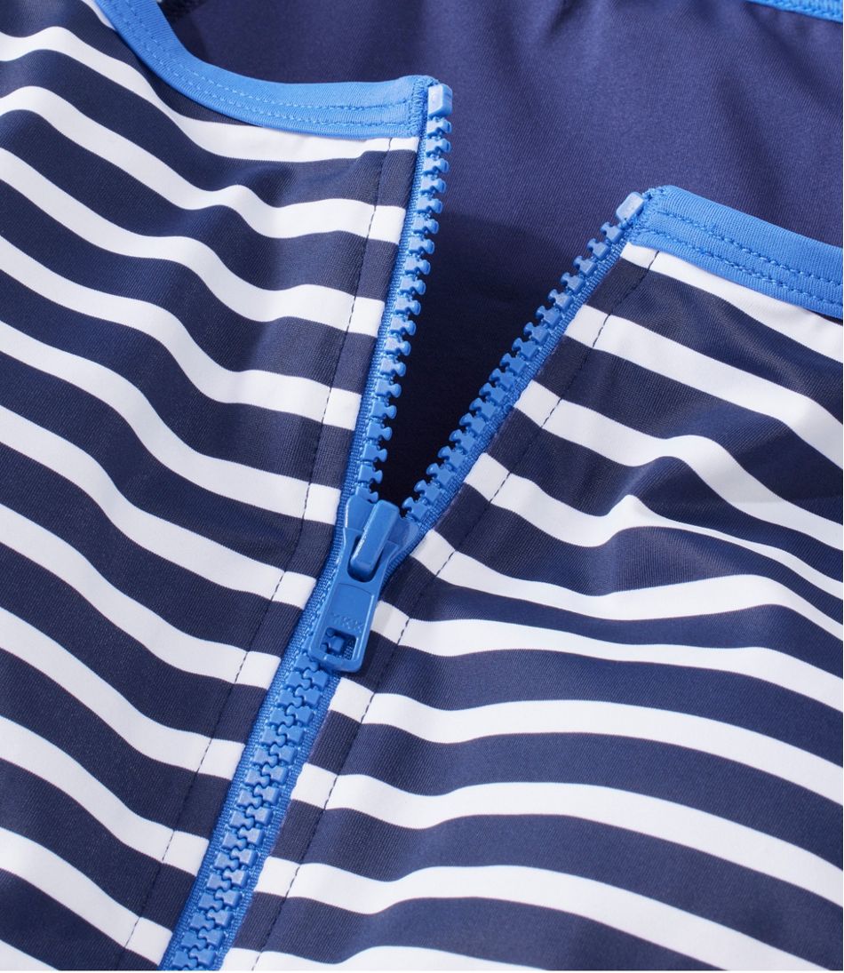 L.L.BeanWomen's Coastal Essentials Swimwear, Long-Sleeve Tanksuit Print