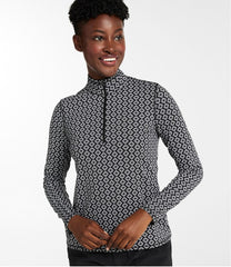 L.L.BeanWomen's SunSmart® UPF 50+ Sun Shirt, Quarter-Zip Print