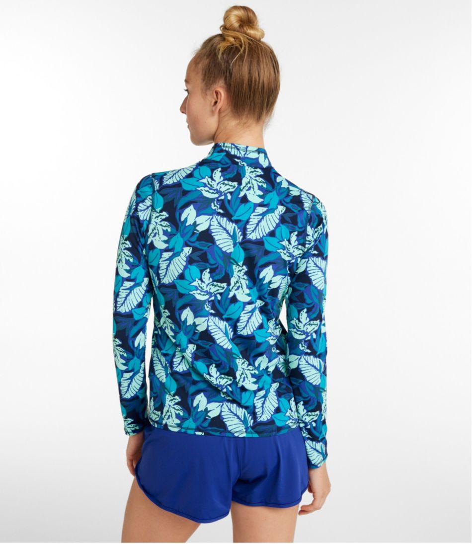 L.L.BeanWomen's SunSmart® UPF 50+ Sun Shirt, Quarter-Zip Print