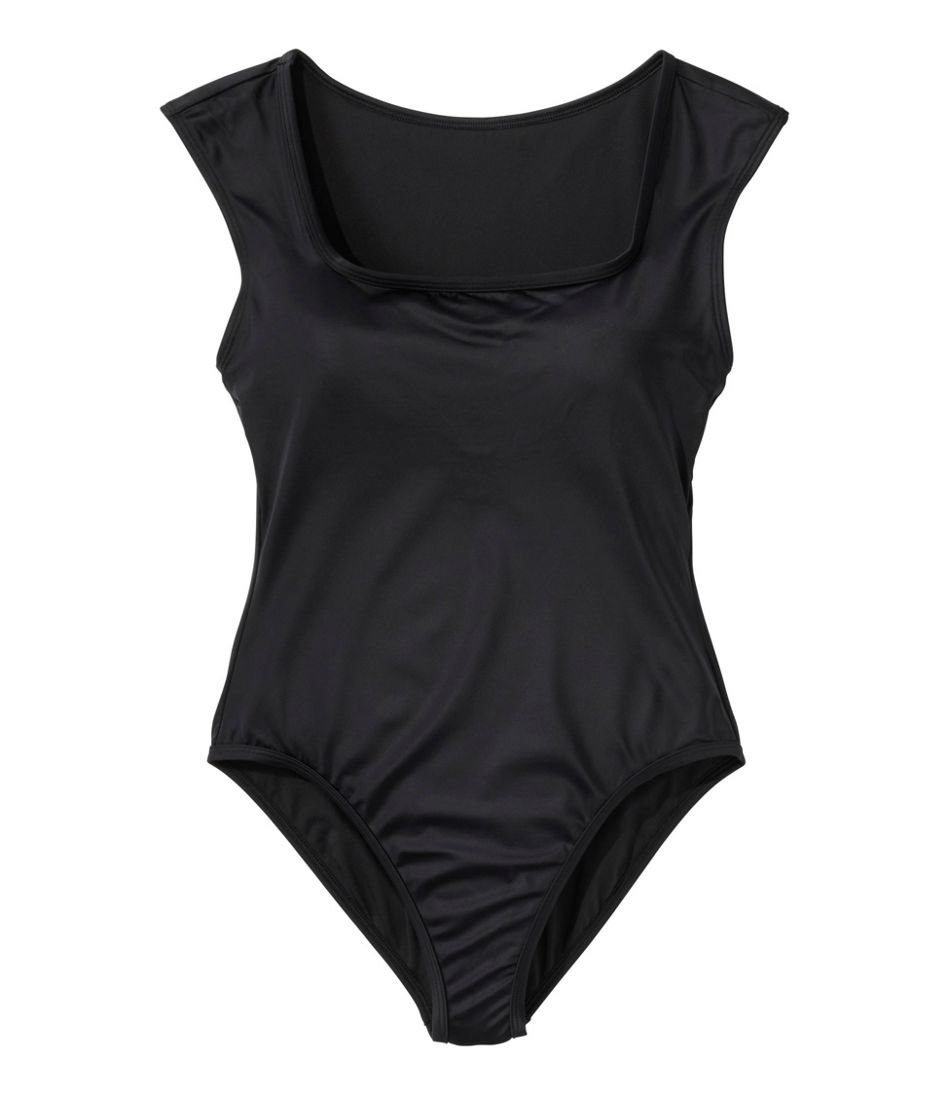 L.L.BeanWomen's Coastal Essentials Swimwear, Squareneck Tanksuit