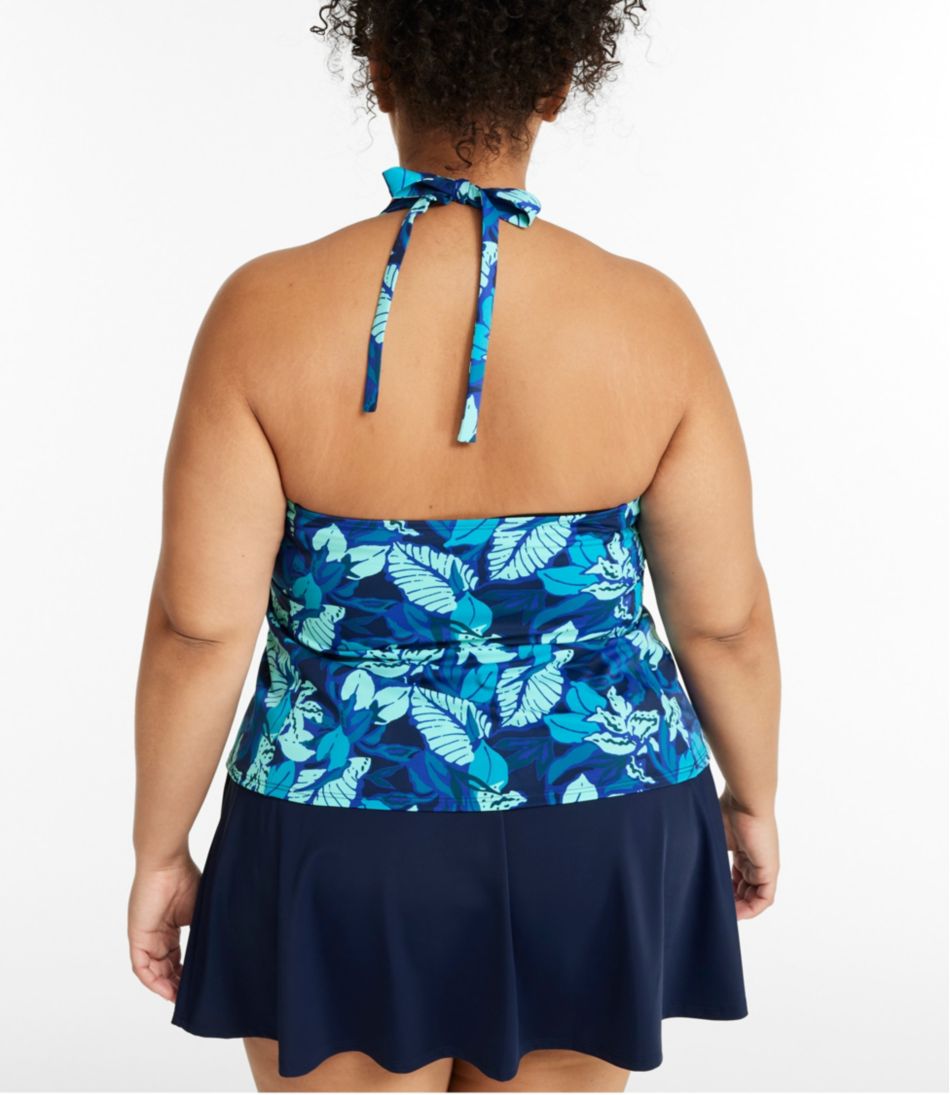 L.L.BeanWomen's BeanSport Swimwear, Halter Tankini Top Print