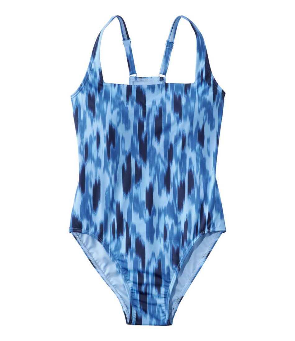 L.L.BeanWomen's New Currents Swimwear, Squareneck Tanksuit Print