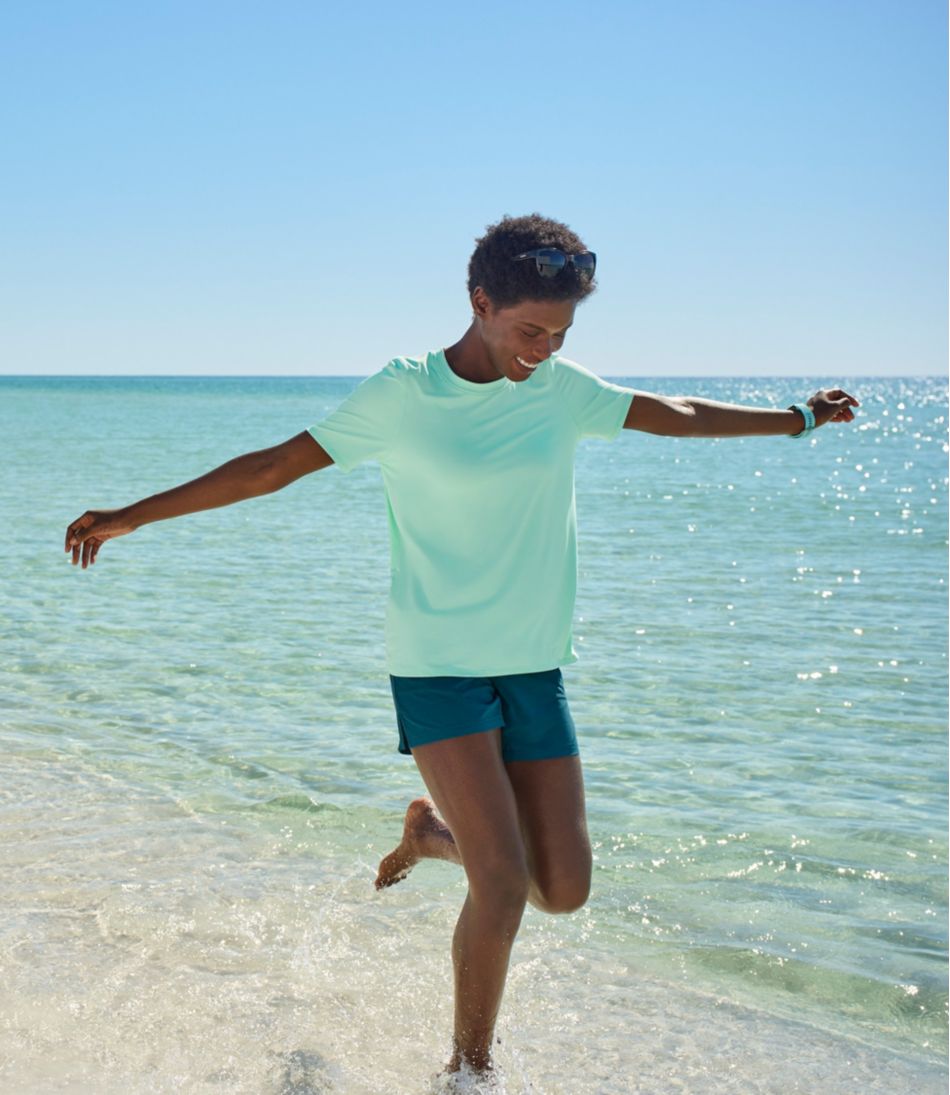 L.L.BeanWomen's SunSmart® UPF 50+ Sun Shirt, Short-Sleeve