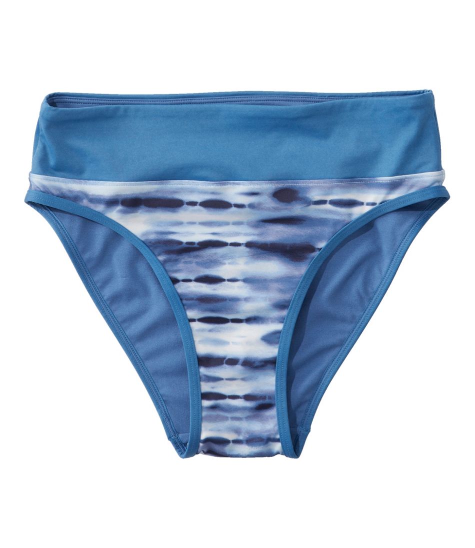 L.L.BeanWomen's New Currents Swimwear, Mid-Rise Brief Print