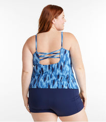 L.L.BeanWomen's New Currents Swimwear, Squareneck Tankini Top Print