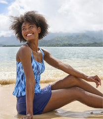 L.L.BeanWomen's New Currents Swimwear, Squareneck Tankini Top Print