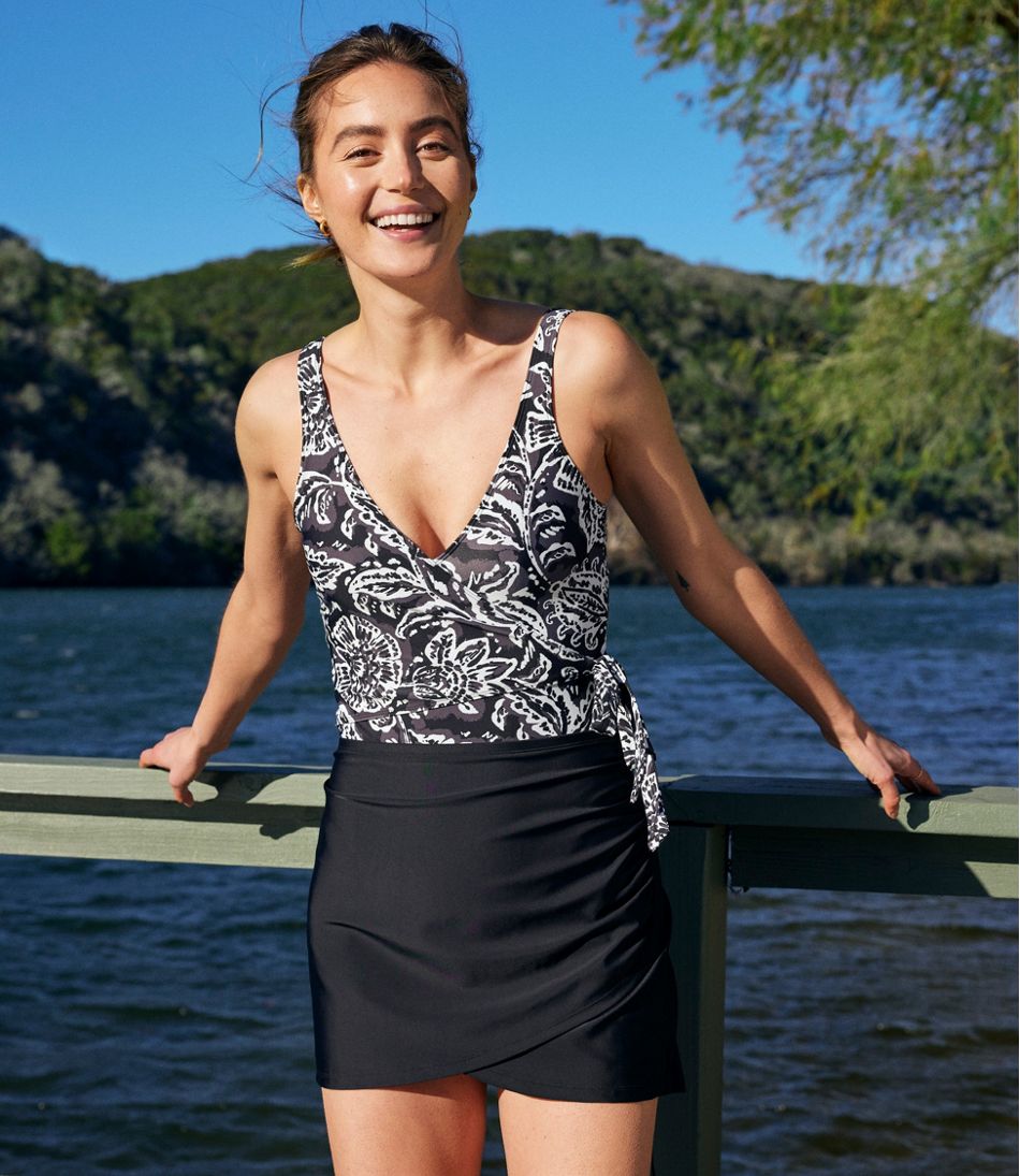 L.L.BeanWomen's Summersalt The Ruched Swim Skirt