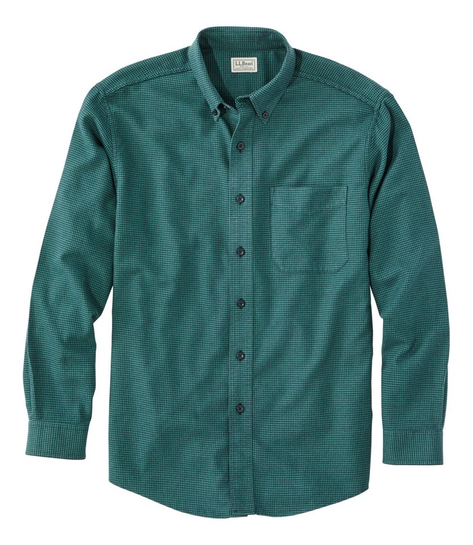 L.L.BeanMen's Wicked Good Flannel Shirt, Traditional Fit, Houndstooth