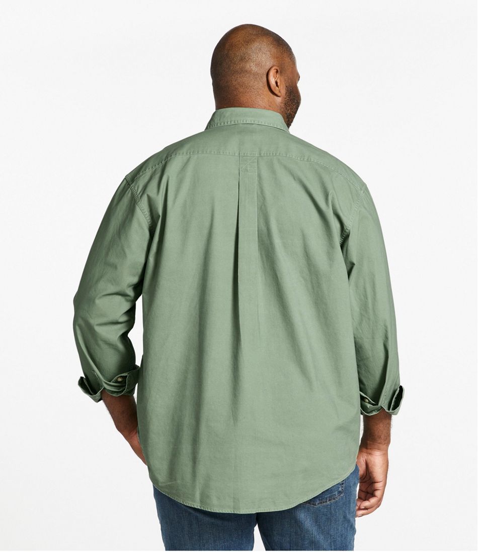 L.L.BeanMen's Sunwashed Canvas Shirt, Traditional Fit