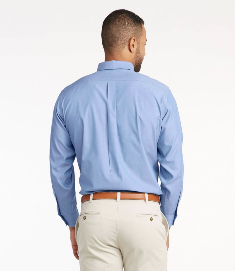 L.L.BeanMen's Wrinkle-Free Pinpoint Oxford Cloth Shirt, Traditional Fit