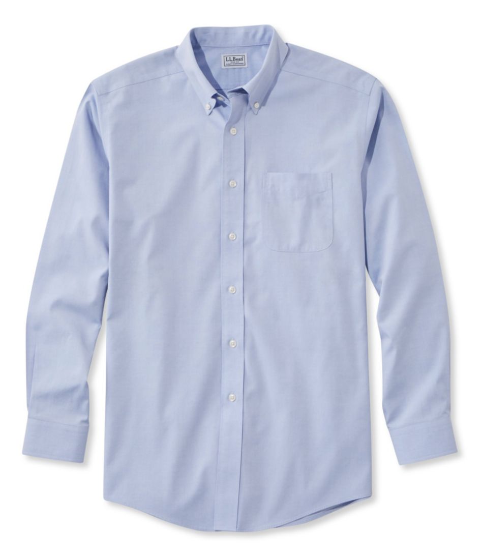 L.L.BeanMen's Wrinkle-Free Pinpoint Oxford Cloth Shirt, Traditional Fit