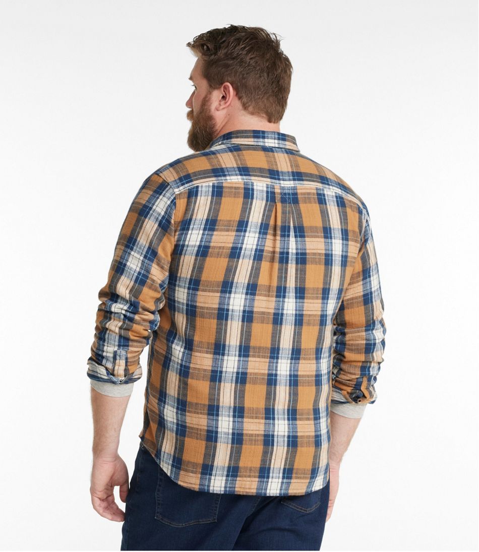 L.L.BeanMen's 1912 Field Flannel Shirt, Slightly Fitted Untucked Fit, Plaid