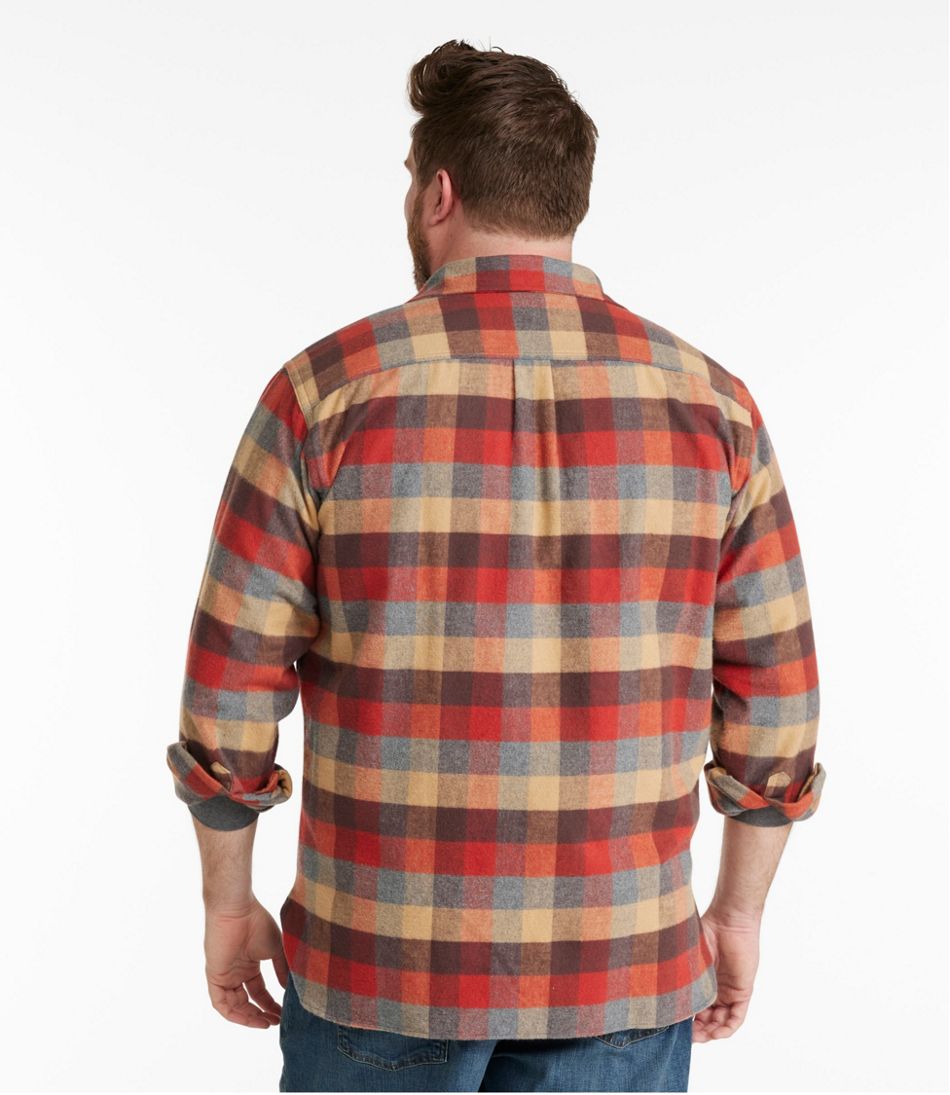 L.L.BeanMen's Chamois Shirt, Traditional Fit, Plaid