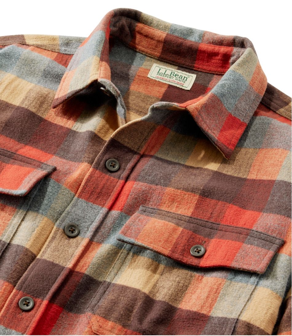 L.L.BeanMen's Chamois Shirt, Traditional Fit, Plaid