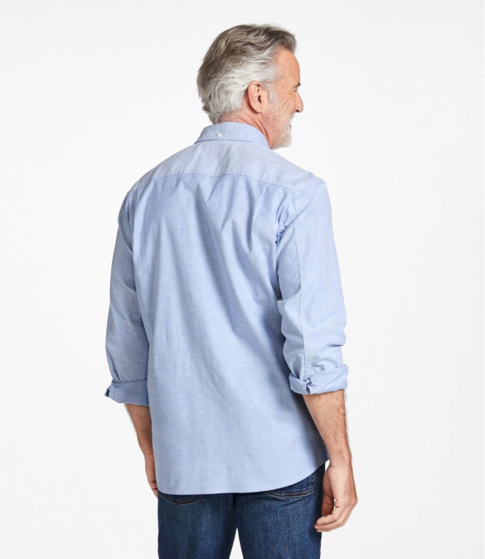 L.L.BeanMen's Comfort Stretch® Oxford Shirt, Traditional Untucked Fit