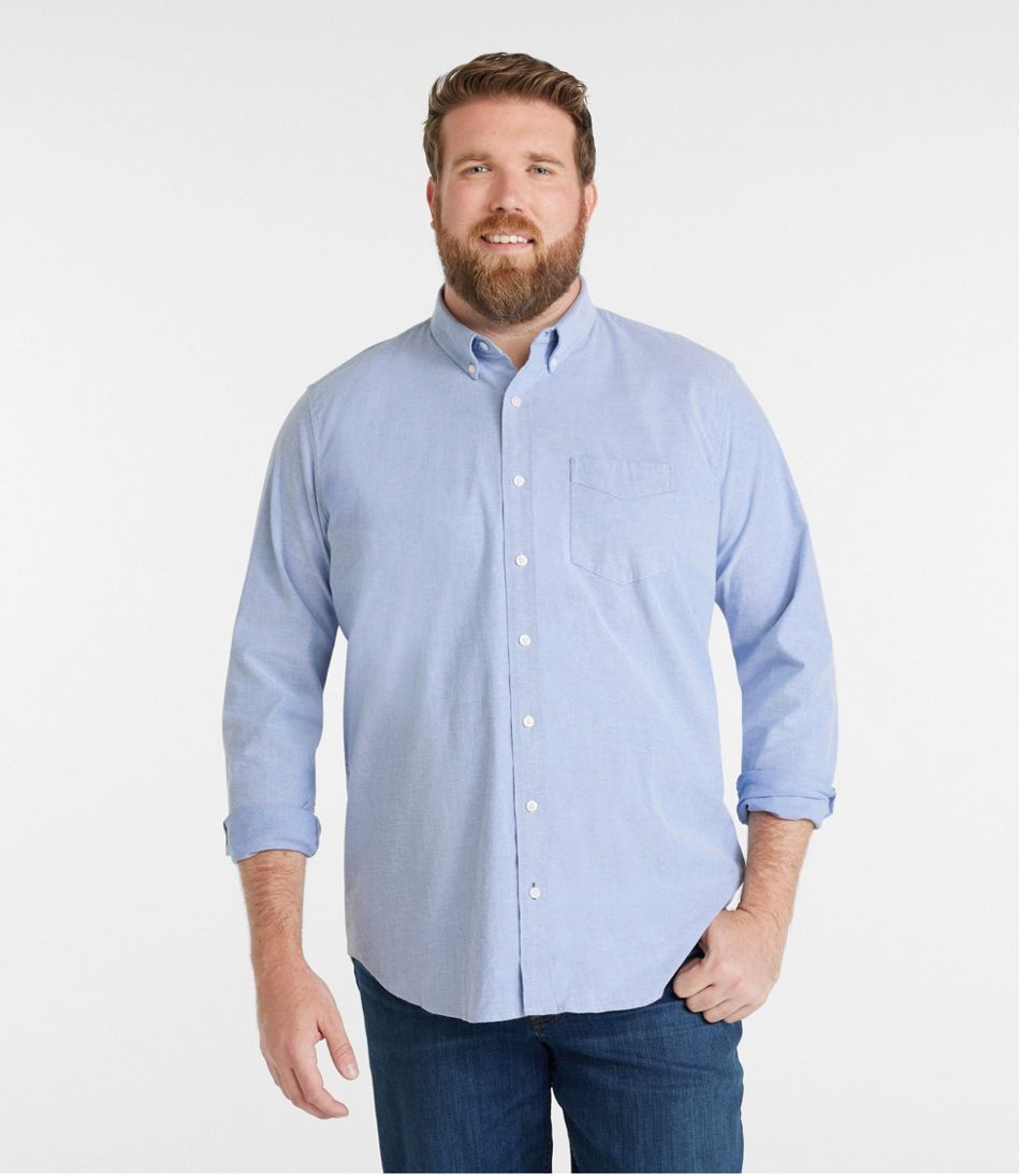 L.L.BeanMen's Comfort Stretch® Oxford Shirt, Traditional Untucked Fit