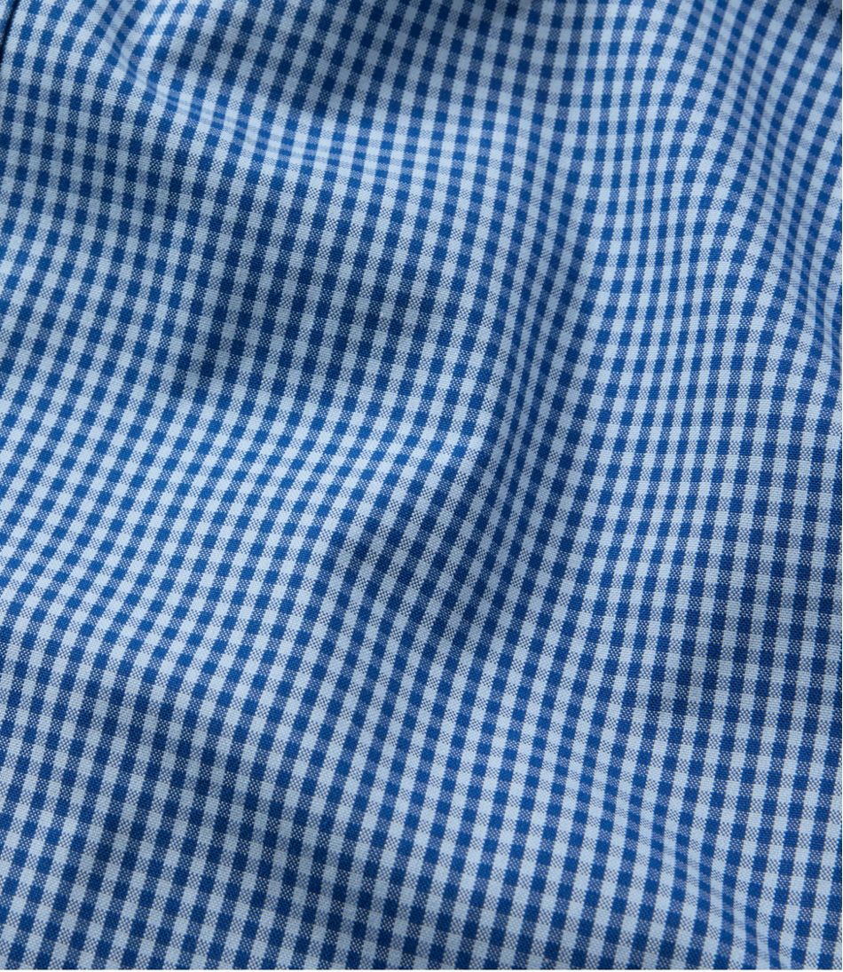L.L.BeanMen's Wrinkle-Free Pinpoint Oxford Cloth Shirt, Traditional Fit Tattersall