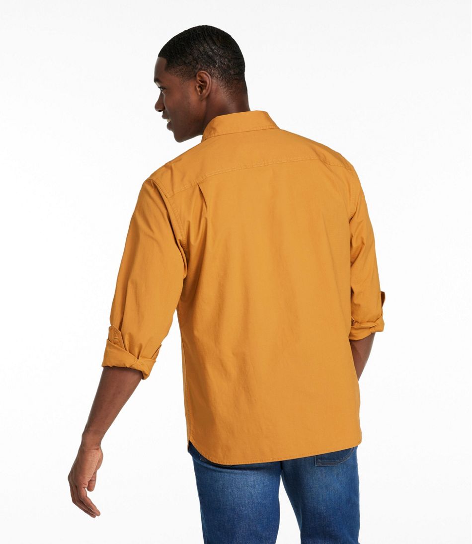 L.L.BeanMen's Riverton Ripstop Shirt, Long-Sleeve, Traditional Untucked Fit