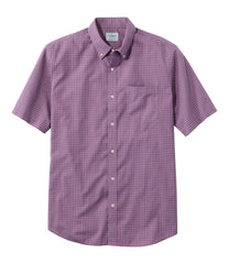 L.L.BeanMen's Wrinkle-Free Kennebunk Sport Shirt, Traditional Fit Short-Sleeve Check
