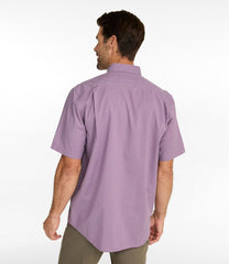 L.L.BeanMen's Wrinkle-Free Kennebunk Sport Shirt, Traditional Fit Short-Sleeve Check
