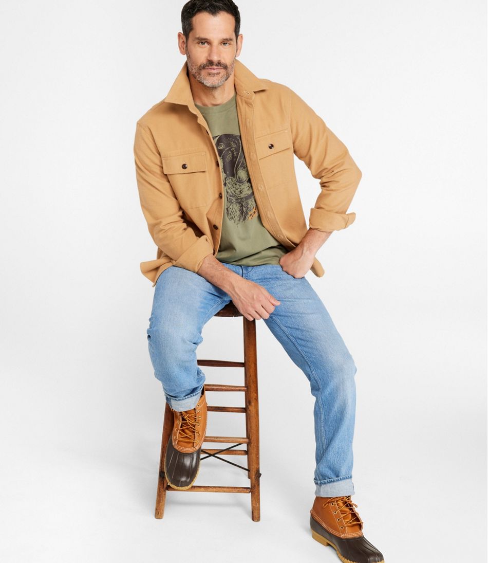 L.L.BeanMen's Signature 1933 Chamois Cloth Shirt, Slim Fit