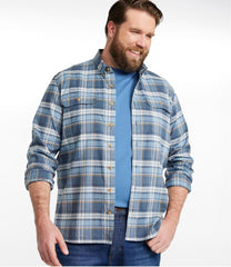 L.L.BeanMen's Stonecoast Hemp Shirt, Long-Sleeve, Slightly Fitted Untucked Fit