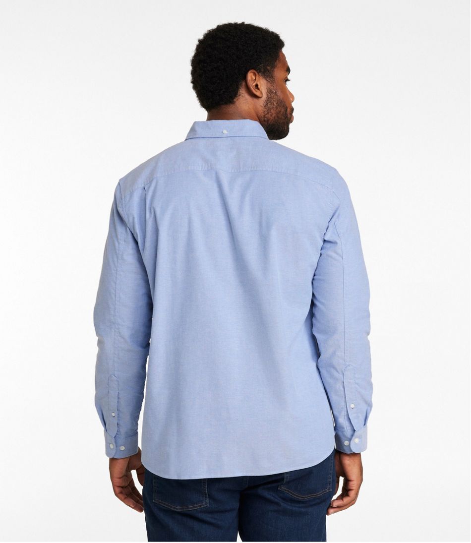 L.L.BeanMen's Comfort Stretch® Oxford Shirt, Slightly Fitted Untucked Fit