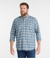 L.L.BeanMen's Comfort Stretch® Oxford Shirt, Traditional Untucked Fit, Plaid